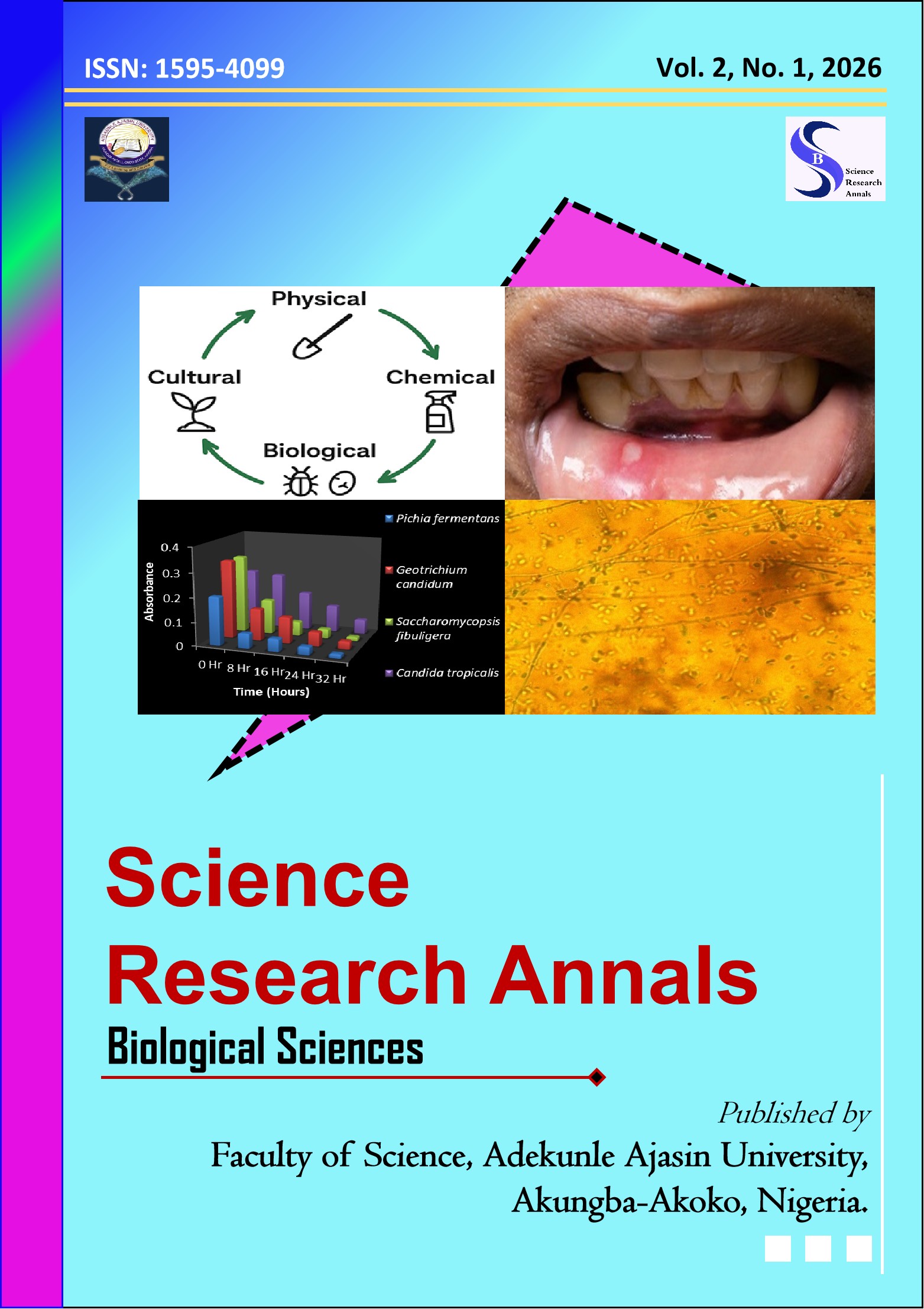 The cover page montage is created from select images presented in the featured articles.